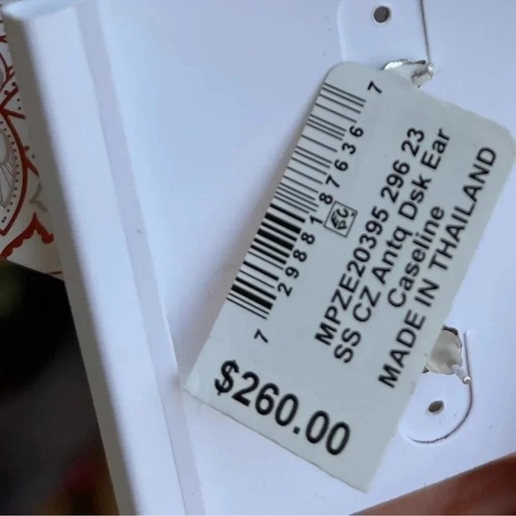 Giani Bernini Antique Mandala 925 Sterling Silver Diamond Crystal Earrings - Picture 3 of 5